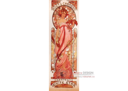 VAM138 Alfons Mucha - Moet a Chandon Champagne White Star