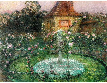 KO III-172 Henri Le Sidaner - Pavilón v Gerberoy