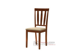 ISABEL, jídelní čalouněná židle, mocca / látka velvet béžová