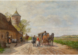 A-8451 Robert Schleich - Před hospodou