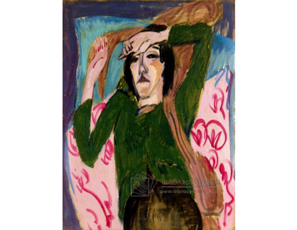 D-8244 Ernst Ludwig Kirchner - Žena v zelené halence