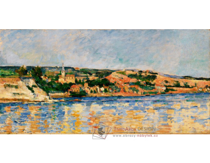 D-8385 Paul Cézanne - Vesnice na okraji vody