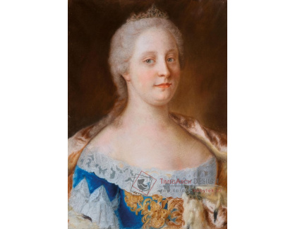 D-8687 Neznámý autor - Portrét rakouské císařovny Marie Terezie