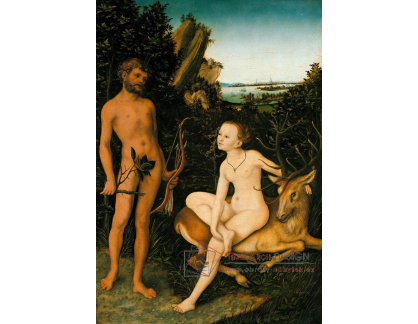 VlCR-32 Lucas Cranach - Apollo a Diana