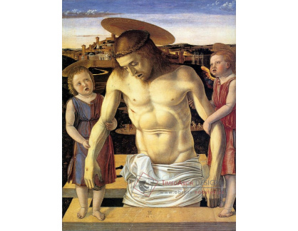 VSO1512 Giovanni Bellini - Dva andělé podpírající mrtvého Krista