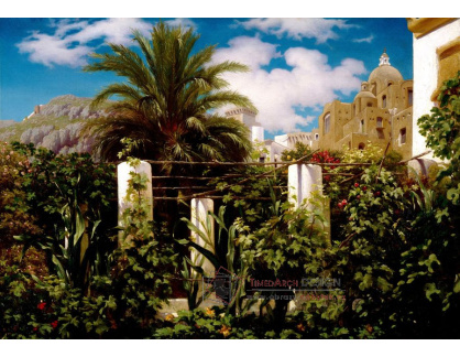 SO XIV-307 Frederic Leighton - Zahrada v Inn na Capri