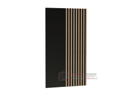 BARBUS, závěsný panel 80x138cm, černá / dub artisan