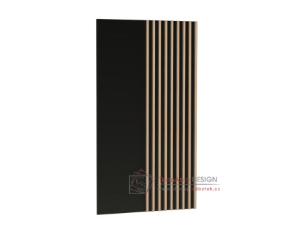BARBUS, závěsný panel 80x138cm, černá / dub artisan