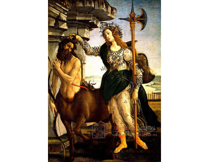 VR17-23 Sandro Botticelli - Pallas a kentaur