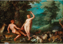 DDSO-1669 Jan Brueghel - Pokušení Adama v ráji