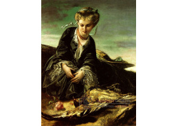 VSO 1238 Anselm Feuerbach - Dívka s ptáky