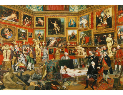 KO IV-377 Johan Zoffany - Galerie v Uffizi