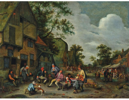 A-8633 Cornelis Dusart - Vesnická slavnost