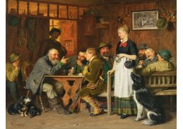 A-8639 Eduard Grützner - Nedělní lov