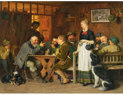 A-8639 Eduard Grützner - Nedělní lov