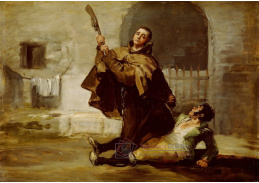 D-7192 Francisco de Goya - Mnich Pedro se zbraní