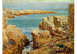 DDSO-2285 Childe Hassam - Pobřežní scéna na ostrově Shoals