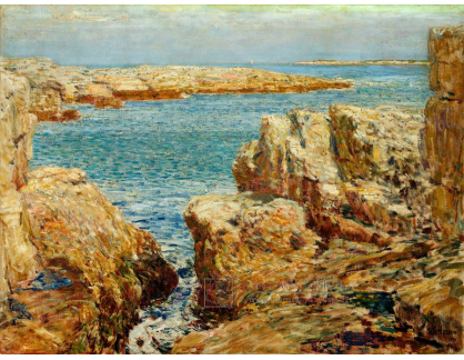 DDSO-2285 Childe Hassam - Pobřežní scéna na ostrově Shoals