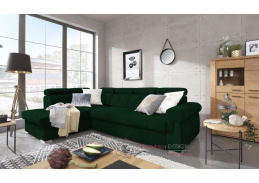AMADEUS, sedací souprava - levá, látka Royal velvet 12 zelená