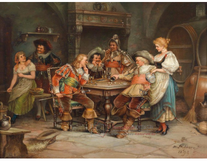 A-1806 Moritz Stifter - Odpočinek mušketýru