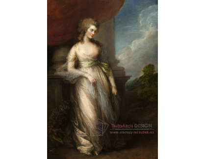 A-2968 Thomas Gainsborough - Georgiana vévodkyně z Devonshire