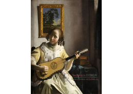 A-4612 Johannes Vermeer - Hráčka na kytaru