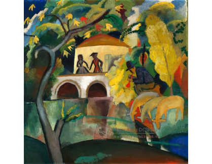 A-6079 August Macke - Rokoko