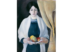 A-6099 August Macke - Portrét s jablky