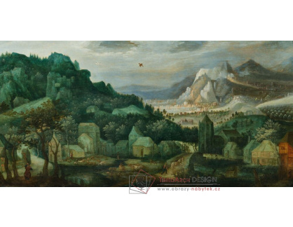 A-8788 David Vinckboons - Široká lesní krajina