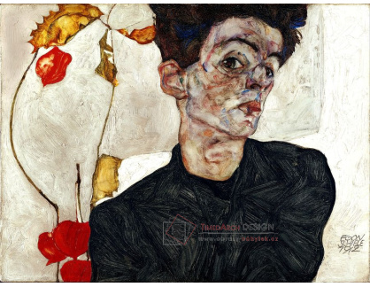 VES 245 Egon Schiele - Autoportrét