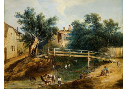 VSO 1072 Johann Christian Brand - Na potoce Mödling ve vídeňském lese