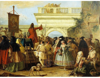 SO X-464 Giovanni Domenico Tiepolo - Šarlatán
