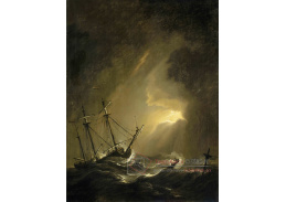 A-5638 Willem van de Velde - Holandská loď v bouřce