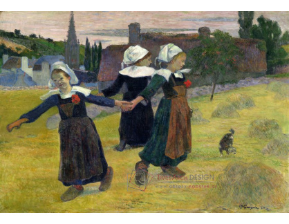 D-7538 Paul Gauguin - Bretonské tančící dívky