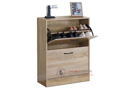 ABO-G1014 OAK, botník 2-dveřový, dub