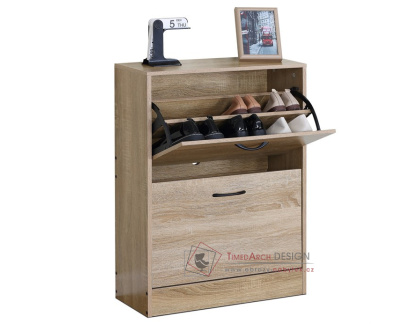 ABO-G1014 OAK, botník 2-dveřový, dub