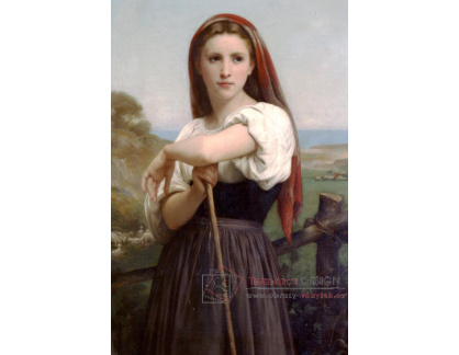 R15-67 Adolph William Bouguereau - Mladá pastýřka