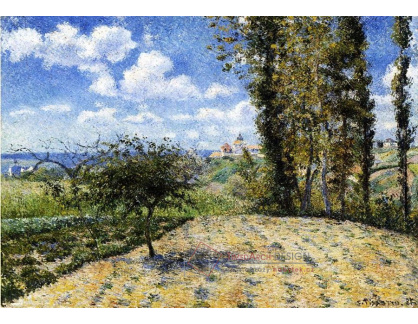 VCP-291 Camille Pissarro - Pohled na věznici v Pontoise