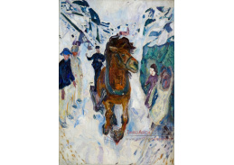 VEM13-66 Edvard Munch - Běžící koně