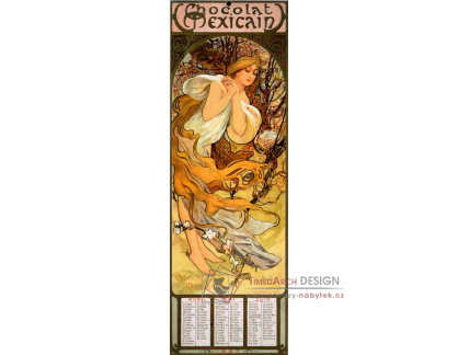 VAM114 Alfons Mucha - Chocolat Masson, Spring