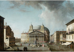 KO IV-11 Jacopo Fabris - Pohled na pantheon v Římě