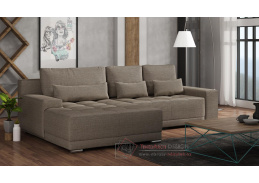 LACOM MAX, sedací souprava, látka Vardo 39 hnědá