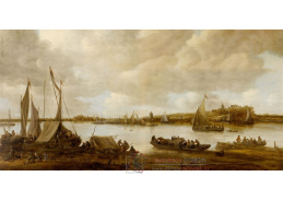 A-2597 Jan van Goyen - Pohled na Rýn poblíž Hoog