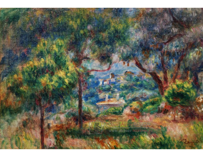 D-9977 Pierre-Auguste Renoir - Pohled na Cagnes z terasy domu