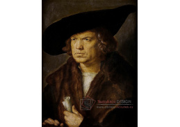 VR12-16 Albrecht Dürer - Portrét muže v baretu