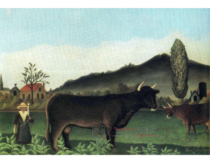 VF48 Henri Rousseau - Krajinomalba s krávou