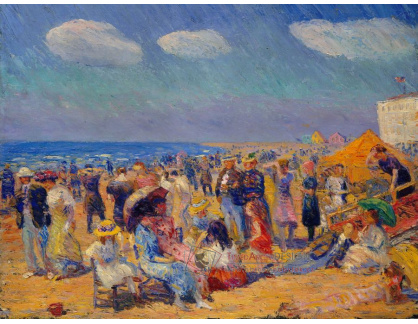 DDSO-2328 William James Glackens - Lidé na pobřeží