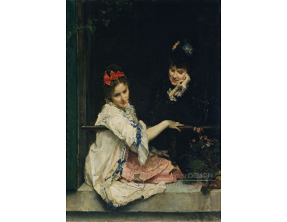 KO V-491 Raimundo de Madrazo y Garreta - Dívky v okně