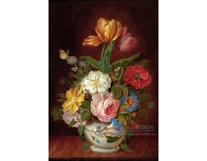 VKZ 346 Adele de Laporte - Zátiší s květinami