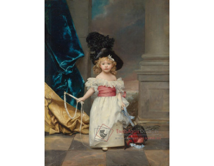 PORT-368 Jules Adolphe Goupil - Portrét Therese Girard